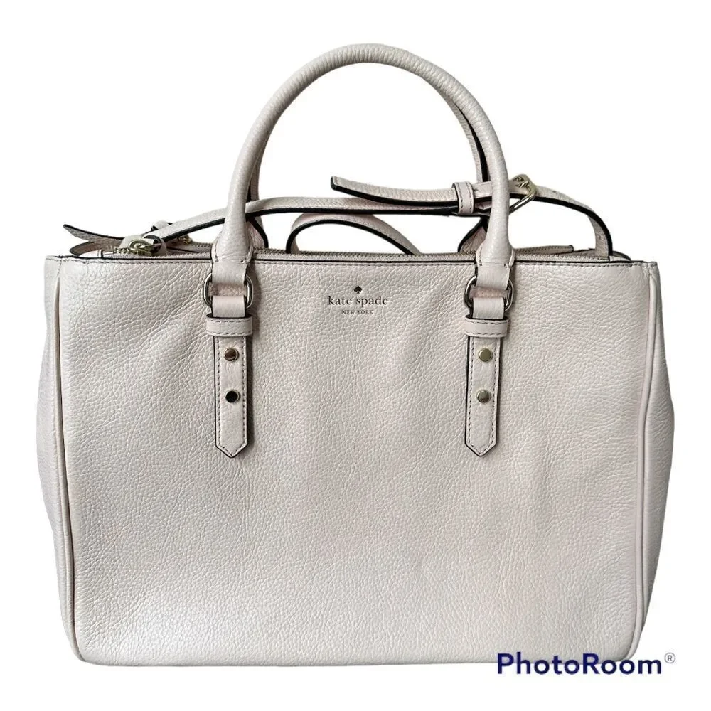 New Kate Spade Mulberry Street Leighann Pebble Leather Crossbody Tote